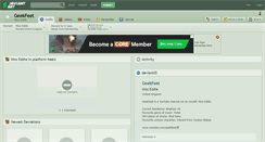 Desktop Screenshot of geekfeet.deviantart.com