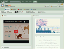 Tablet Screenshot of niaro.deviantart.com