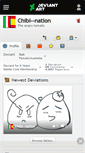 Mobile Screenshot of chibi--nation.deviantart.com