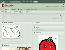 Tablet Screenshot of chibi--nation.deviantart.com