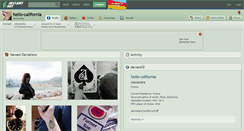 Desktop Screenshot of hello-california.deviantart.com