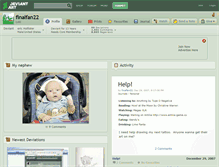 Tablet Screenshot of finalfan22.deviantart.com
