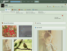 Tablet Screenshot of n9d.deviantart.com