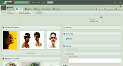 Desktop Screenshot of gravicx.deviantart.com