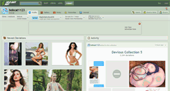 Desktop Screenshot of bobcat1123.deviantart.com
