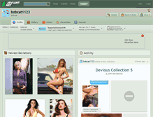 Tablet Screenshot of bobcat1123.deviantart.com