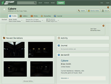 Tablet Screenshot of cybore.deviantart.com