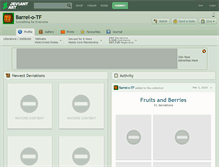 Tablet Screenshot of barrel-o-tf.deviantart.com