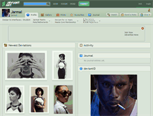 Tablet Screenshot of jarmal.deviantart.com