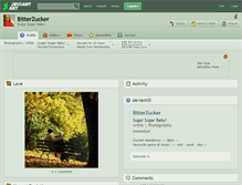 Tablet Screenshot of bitterzucker.deviantart.com