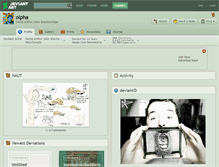 Tablet Screenshot of olpha.deviantart.com