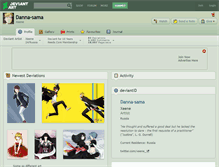 Tablet Screenshot of danna-sama.deviantart.com