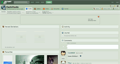 Desktop Screenshot of elasticpoodle.deviantart.com