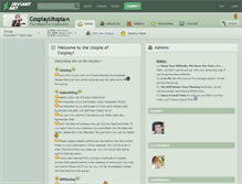 Tablet Screenshot of cosplayutopia.deviantart.com
