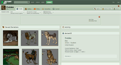 Desktop Screenshot of evelake.deviantart.com