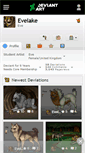 Mobile Screenshot of evelake.deviantart.com