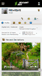 Mobile Screenshot of nitwitbrit.deviantart.com