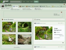 Tablet Screenshot of nitwitbrit.deviantart.com