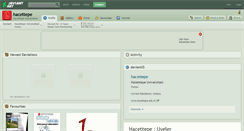 Desktop Screenshot of hacettepe.deviantart.com