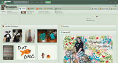 Desktop Screenshot of elizashizzle.deviantart.com