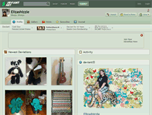 Tablet Screenshot of elizashizzle.deviantart.com