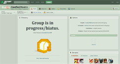 Desktop Screenshot of classified-power.deviantart.com