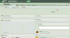 Desktop Screenshot of darthtader.deviantart.com