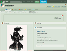 Tablet Screenshot of angel-s-orca.deviantart.com