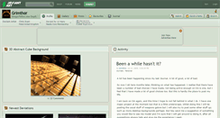 Desktop Screenshot of grimthor.deviantart.com