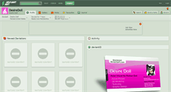 Desktop Screenshot of desiredoll.deviantart.com