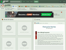 Tablet Screenshot of ericf989.deviantart.com