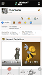 Mobile Screenshot of m-oreada.deviantart.com