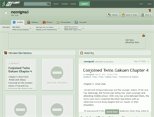 Tablet Screenshot of neonigma3.deviantart.com