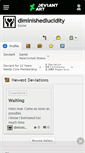 Mobile Screenshot of diminishedlucidity.deviantart.com