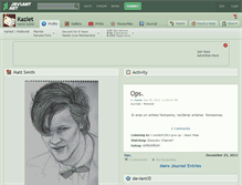 Tablet Screenshot of kazlet.deviantart.com