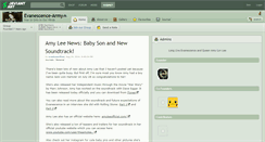 Desktop Screenshot of evanescence-army.deviantart.com