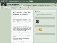Tablet Screenshot of evanescence-army.deviantart.com