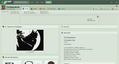 Desktop Screenshot of chrisboe4ever.deviantart.com