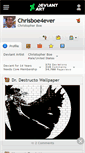 Mobile Screenshot of chrisboe4ever.deviantart.com