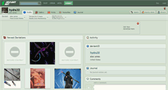 Desktop Screenshot of hydra30.deviantart.com