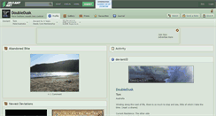 Desktop Screenshot of doubledusk.deviantart.com