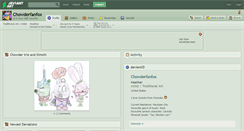 Desktop Screenshot of chowderfanfox.deviantart.com