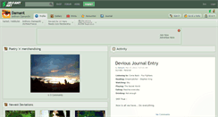Desktop Screenshot of damant.deviantart.com