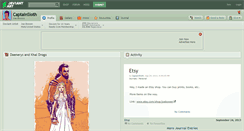 Desktop Screenshot of captainsloth.deviantart.com