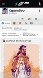 Mobile Screenshot of captainsloth.deviantart.com