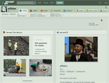 Tablet Screenshot of elfbiter.deviantart.com