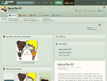 Tablet Screenshot of naruxten-fc.deviantart.com