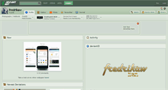 Desktop Screenshot of fredrikaw.deviantart.com