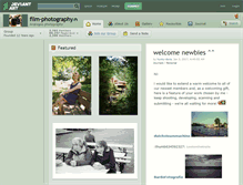 Tablet Screenshot of film-photography.deviantart.com