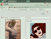 Tablet Screenshot of elvinaelf.deviantart.com